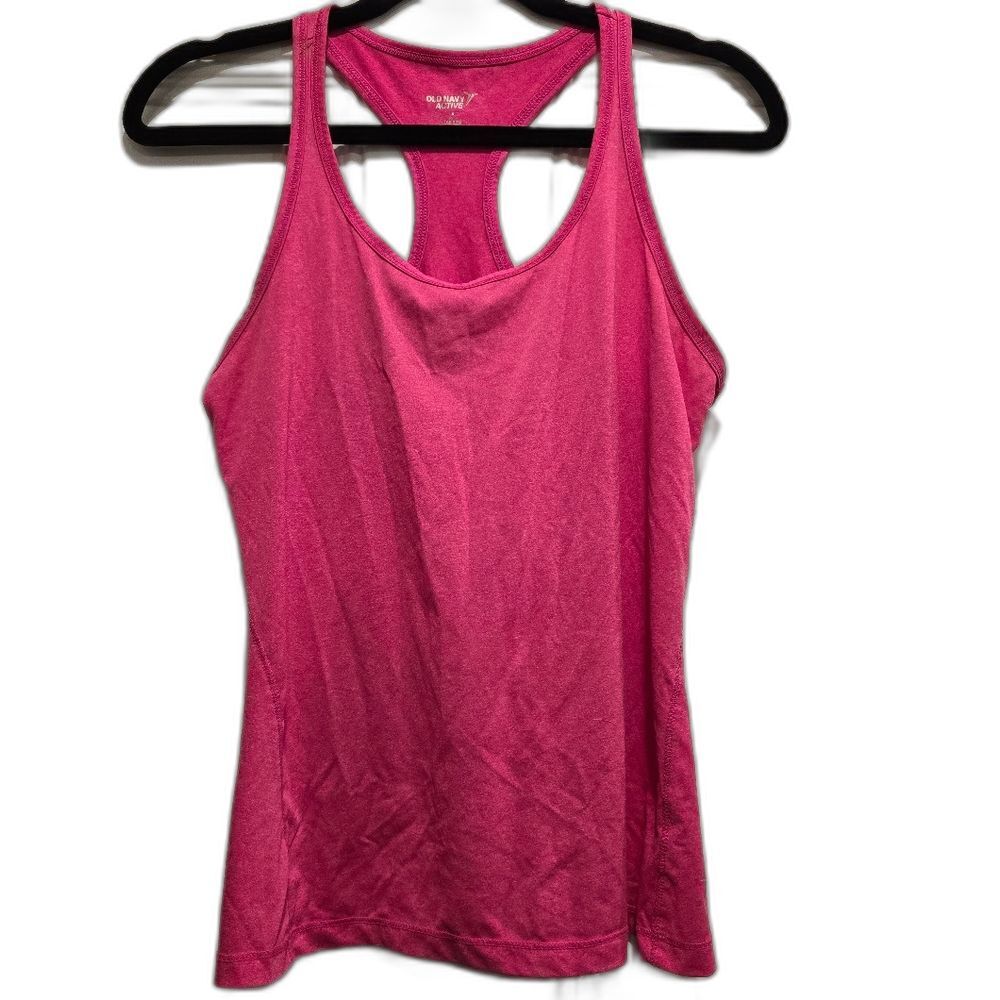Women's Old Navy Active Hot Pink Racerback Tank Top, Size S
